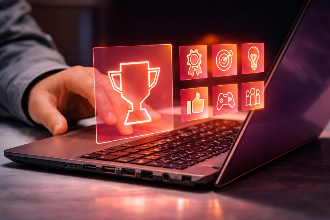 Engaging gamification leaderboards and badge systems in e-learning.